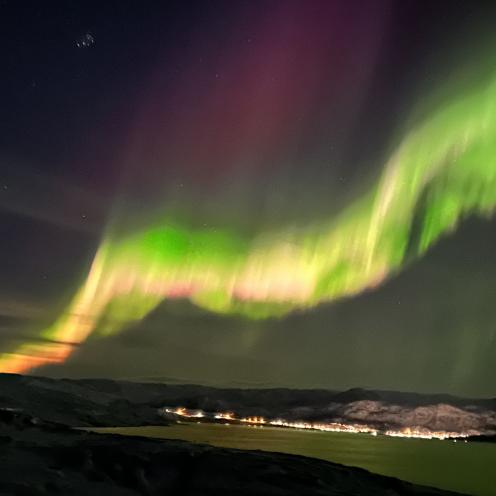 Nordlys over Nordnorge