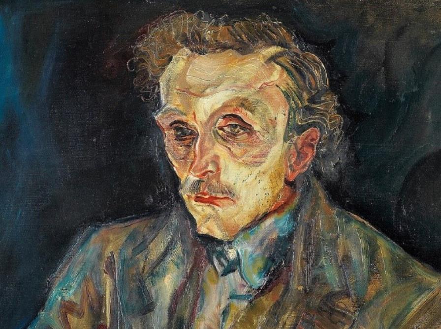 Oskar Kokoschka, Portræt af Adolf Loos