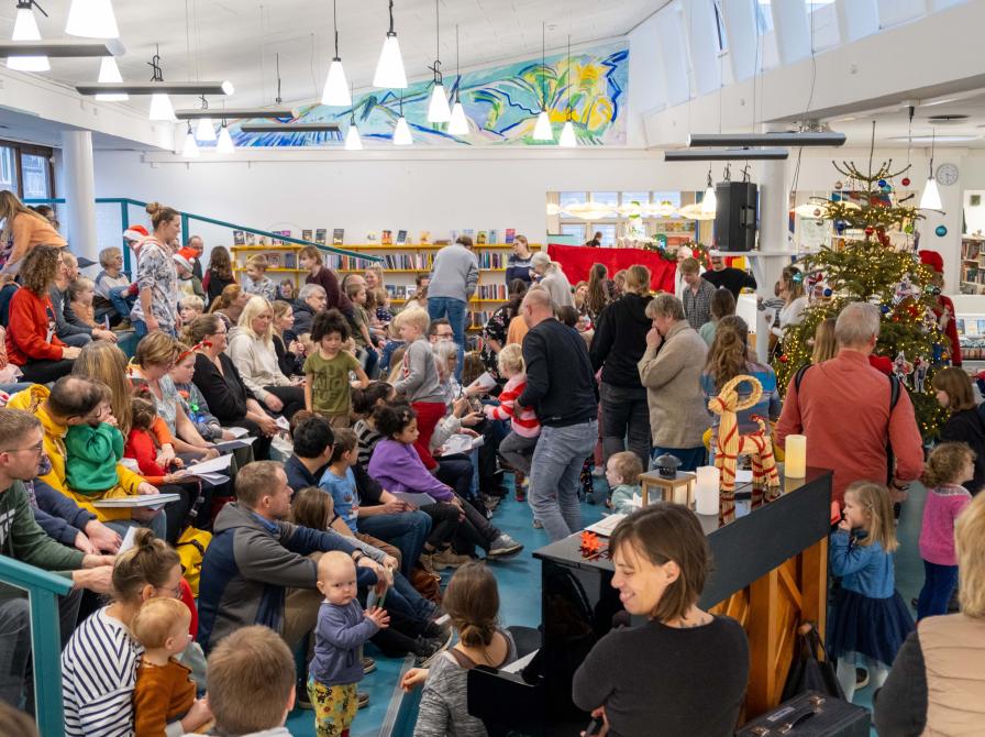 Juletræsfest på Flensborg Bibliotek